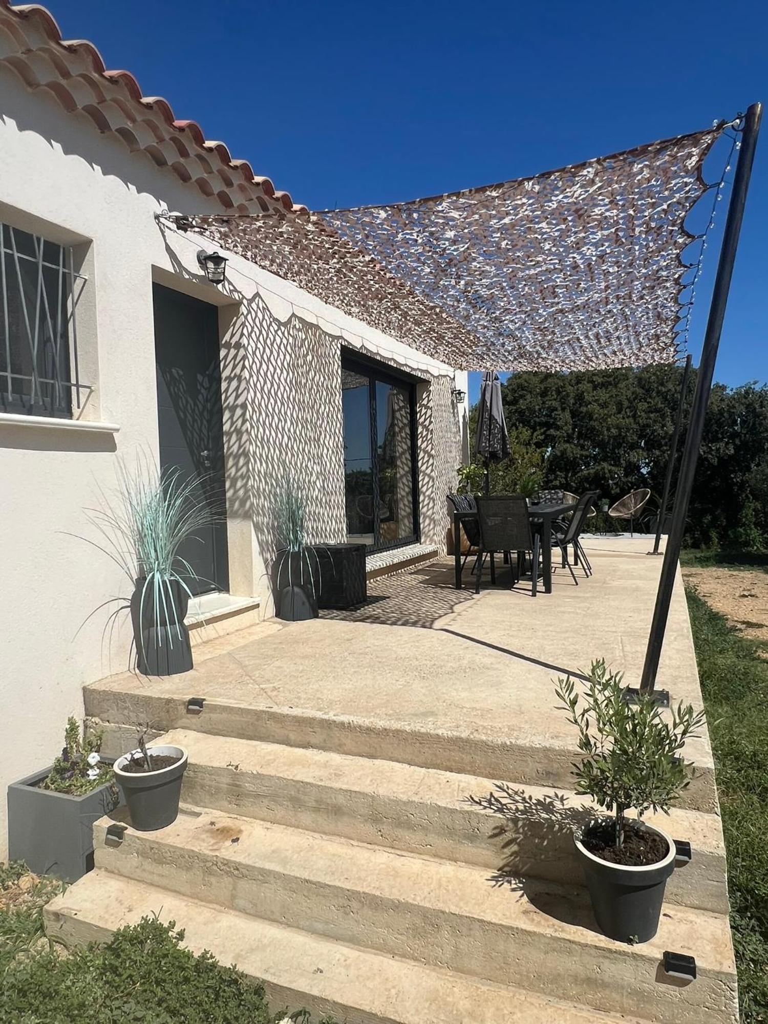 Agreable Villa Recente Au Coeur D'Un Charmant Petit Village Sernhac المظهر الخارجي الصورة